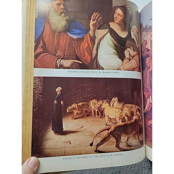 Holy Bible Peace of Mind Deluxe Red Letter Edition 1960 Large Leather Covered - Picture 14 of 16